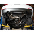 aFe axle-back exhaust close-up