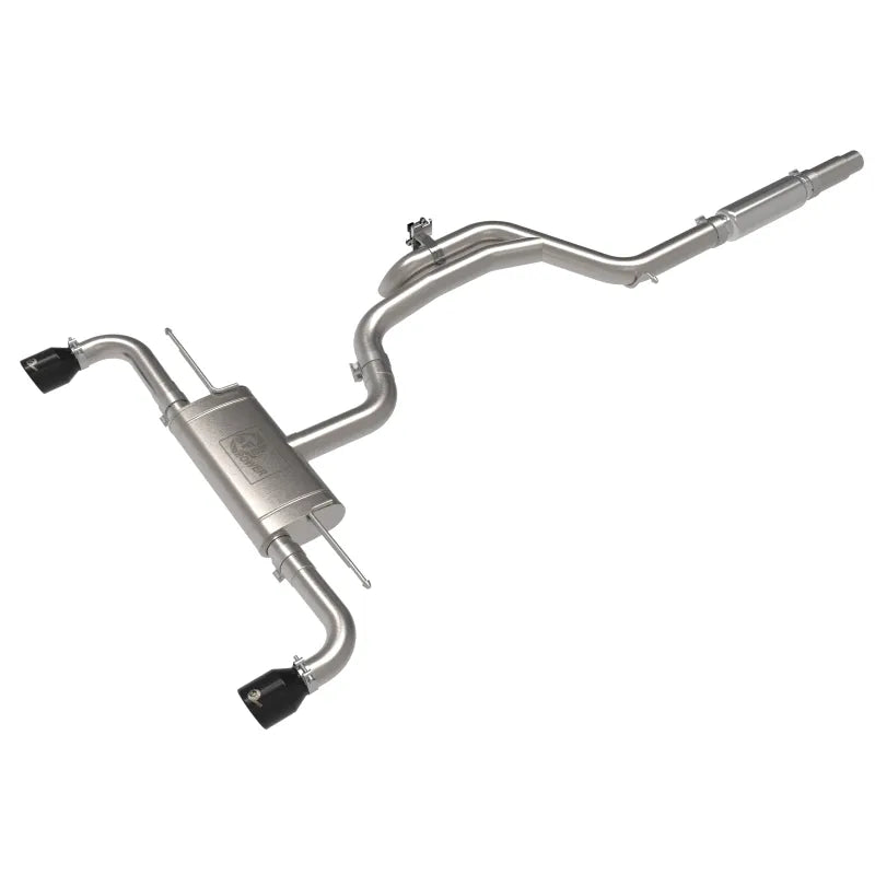 aFe black cat-back exhaust