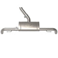 aFe cat-back exhaust detail