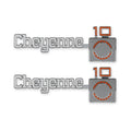 1975-1980 C/K CHEYENNE10 FNDR EMBLM