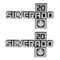 1981-88 C/K SILVERADO 20 FNDR EMBLE