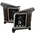 SPYDER headlights close-up