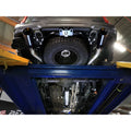 aFe cat-back exhaust detail