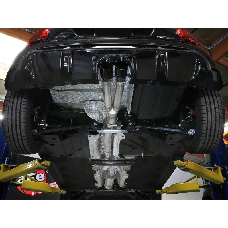 aFe black cat-back exhaust