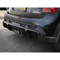 aFe cat-back exhaust installed view
