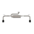 aFe axle-back exhaust installed view