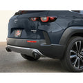 aFe axle-back exhaust installed view