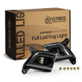 AlphaRex silver fog light kit