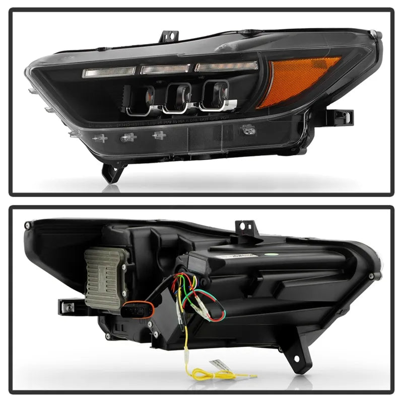 SPYDER black headlights