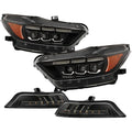 SPYDER headlights close-up