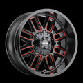 Mayhem red auto part