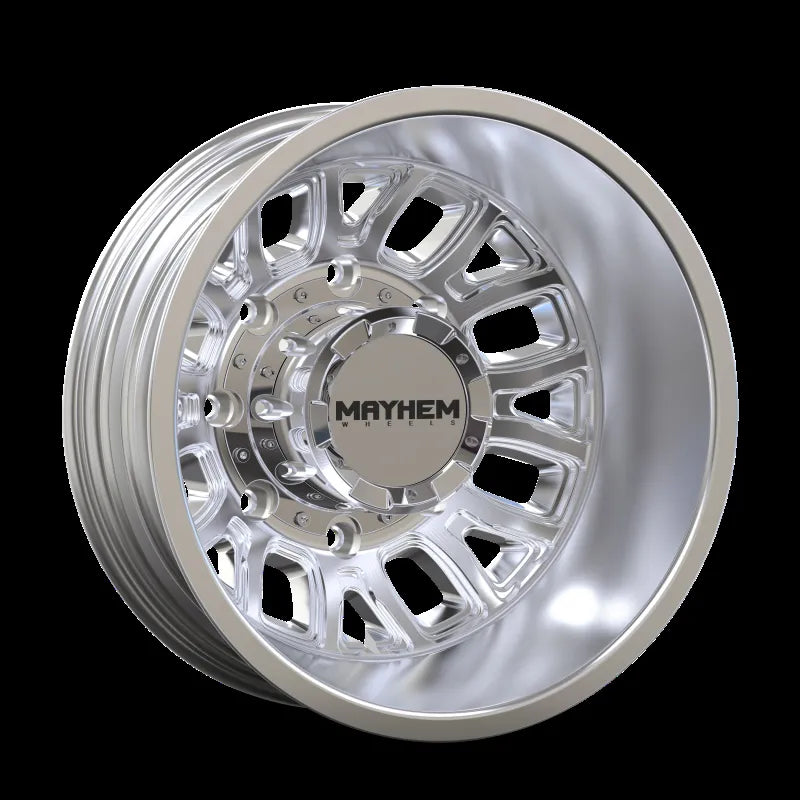 Mayhem polished auto part