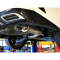 aFe cat-back exhaust installed view