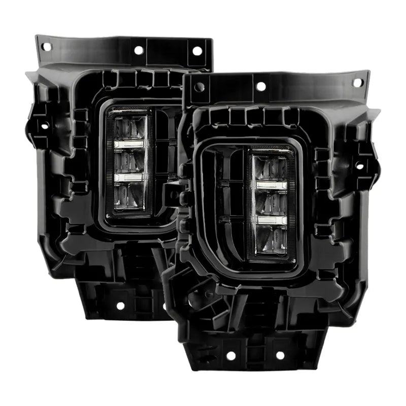 SPYDER silver fog light kit