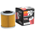 K&N Engineering oil filter installed view