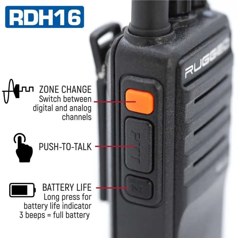 Rugged Radios black auto part
