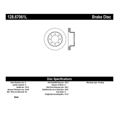 Stoptech auto part