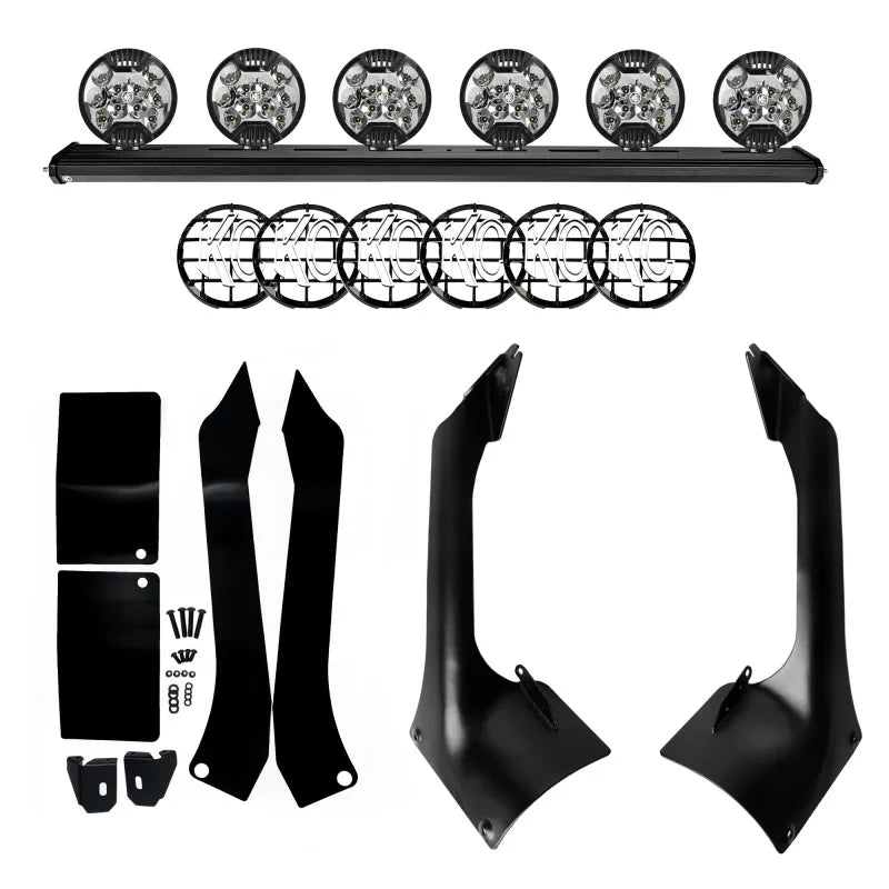 KC HiLiTES black auto part