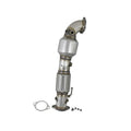 aFe downpipe installed view