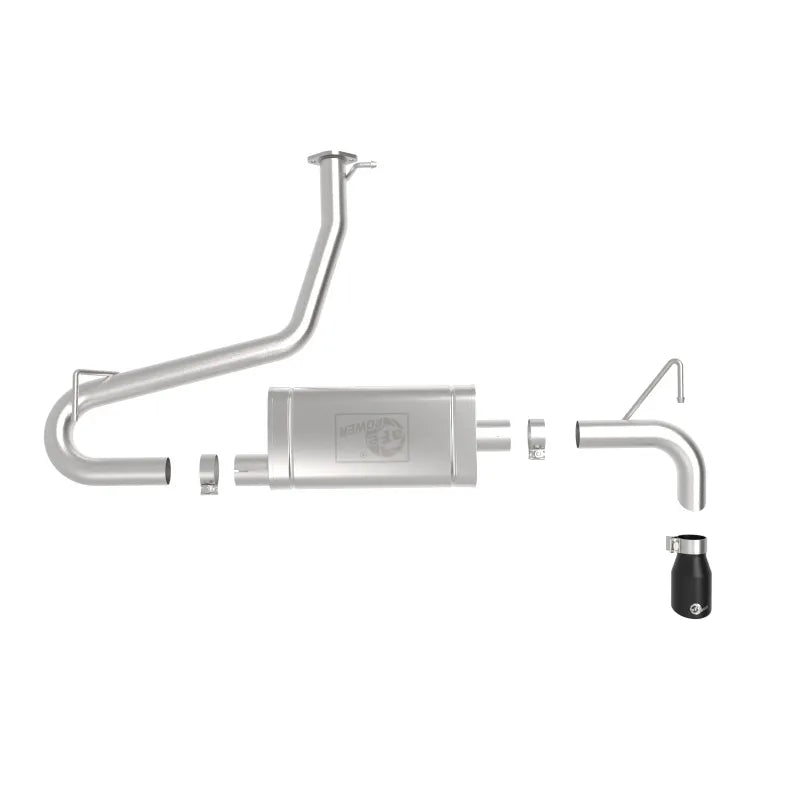 aFe black axle-back exhaust