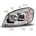 ANZO headlights detail