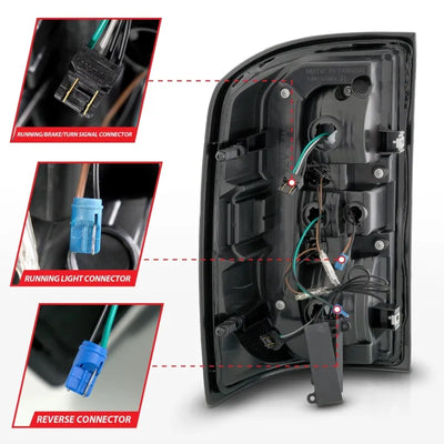 ANZO black tail light