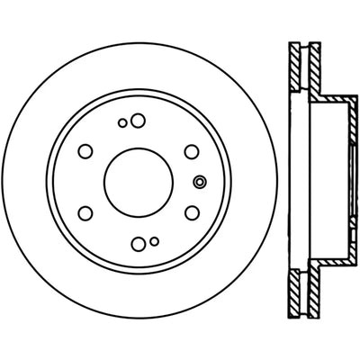 Stoptech silver auto part