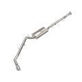 aFe cat-back exhaust installed view