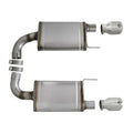 aFe axle-back exhaust detail