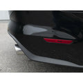aFe axle-back exhaust installed view
