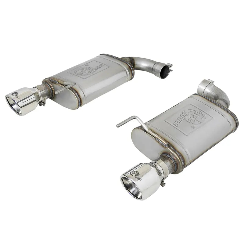 aFe polished axle-back exhaust