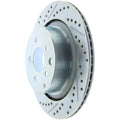 Stoptech auto part close-up
