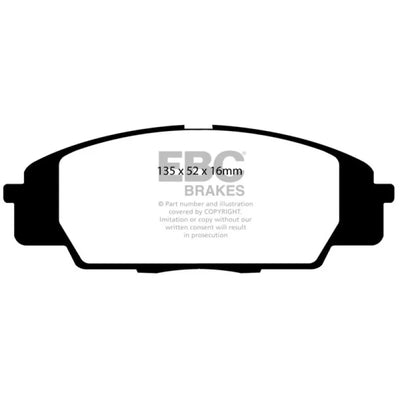 EBC red auto part