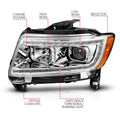 ANZO headlights detail