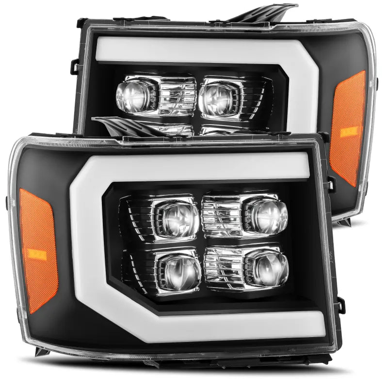 AlphaRex black headlights
