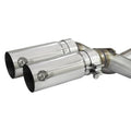aFe cat-back exhaust detail