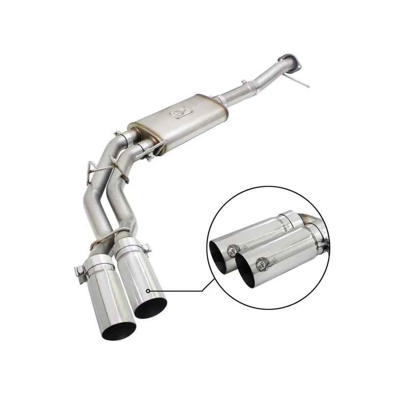 aFe polished cat-back exhaust