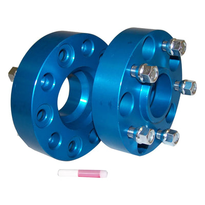Crown Automotive blue spacers