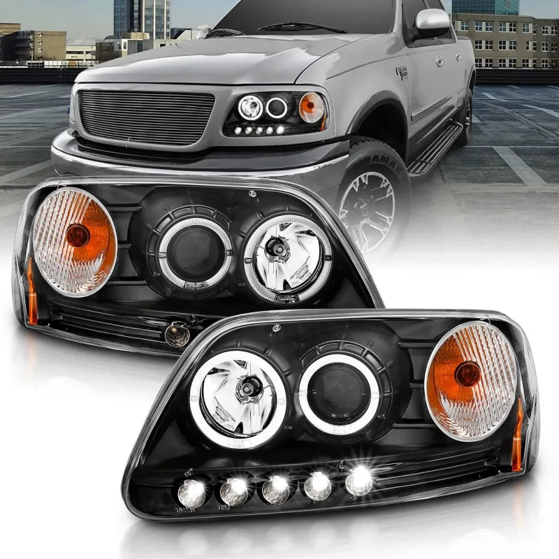 ANZO black headlights
