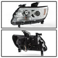 SPYDER headlights close-up