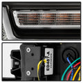 SPYDER headlights close-up
