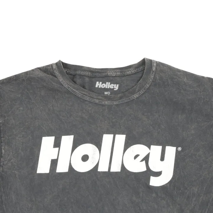 LTS HOLLEY GARMENT WASH TEE - BLACK