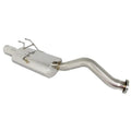 aFe axle-back exhaust installed view