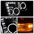 SPYDER headlights close-up