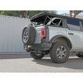 aFe cat-back exhaust installed view
