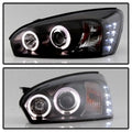 SPYDER headlights close-up