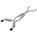 aFe cat-back exhaust installed view