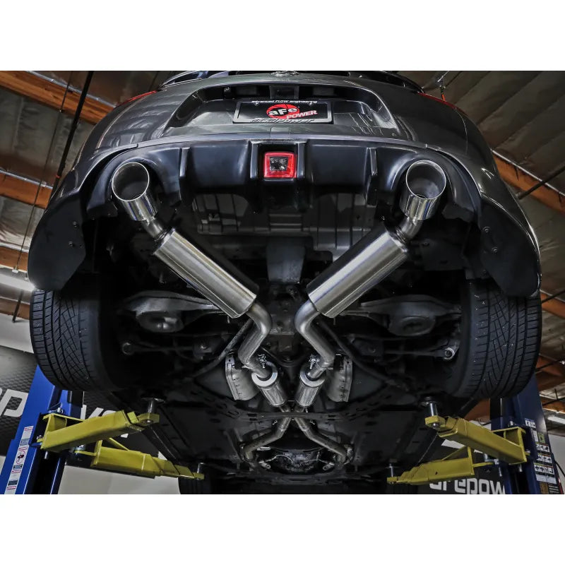 aFe black cat-back exhaust
