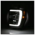 SPYDER headlights installed view