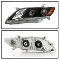 SPYDER headlights close-up